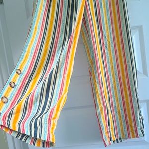 Colorful Wide Leg Pants